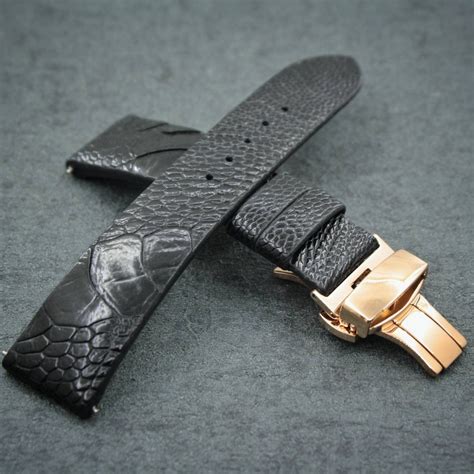 20mm ostrich watch strap.